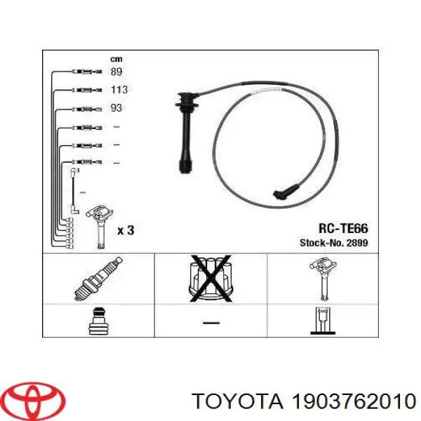 Comprar Cables de bujías Toyota Land Cruiser 90 J9