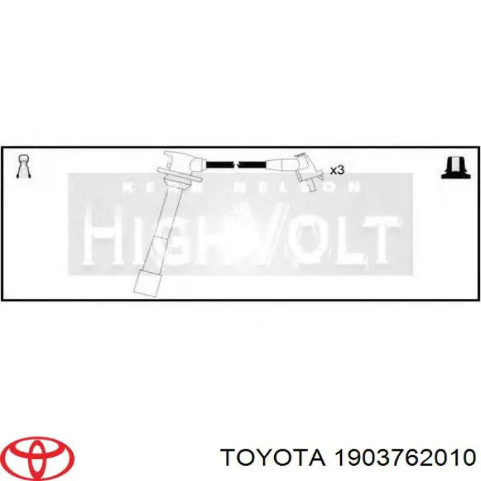 Juego de cables de bujias Toyota Land Cruiser 90 SUV (J9) (1996 - 2002) precio, desde 59,70 EUR