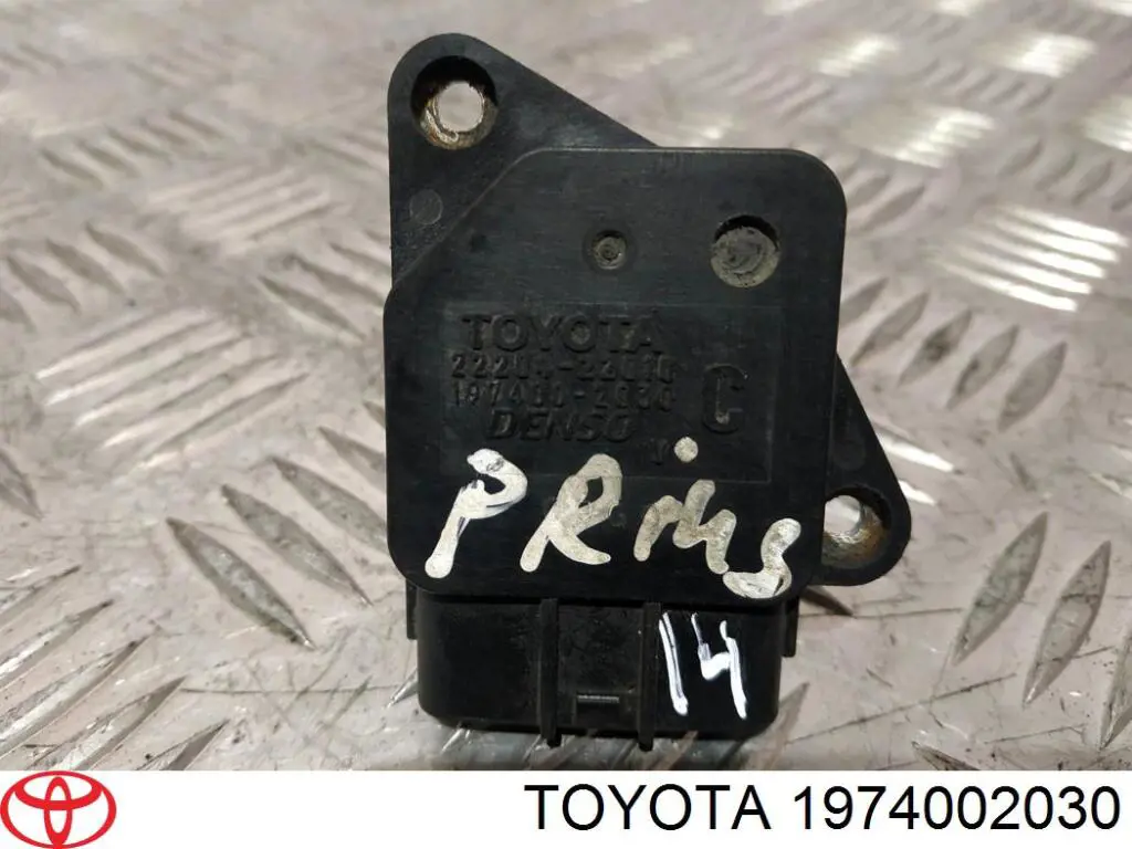 1974002030 Toyota medidor de masa de aire