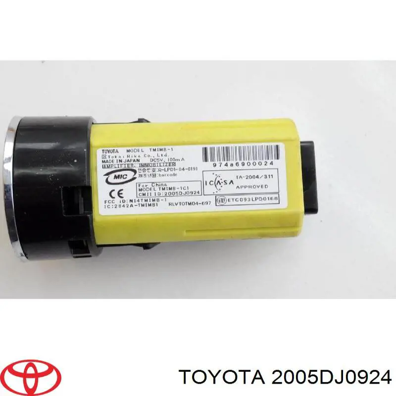 Botón de arranque del motor Toyota 2005DJ0924 precio, desde 34,85 EUR