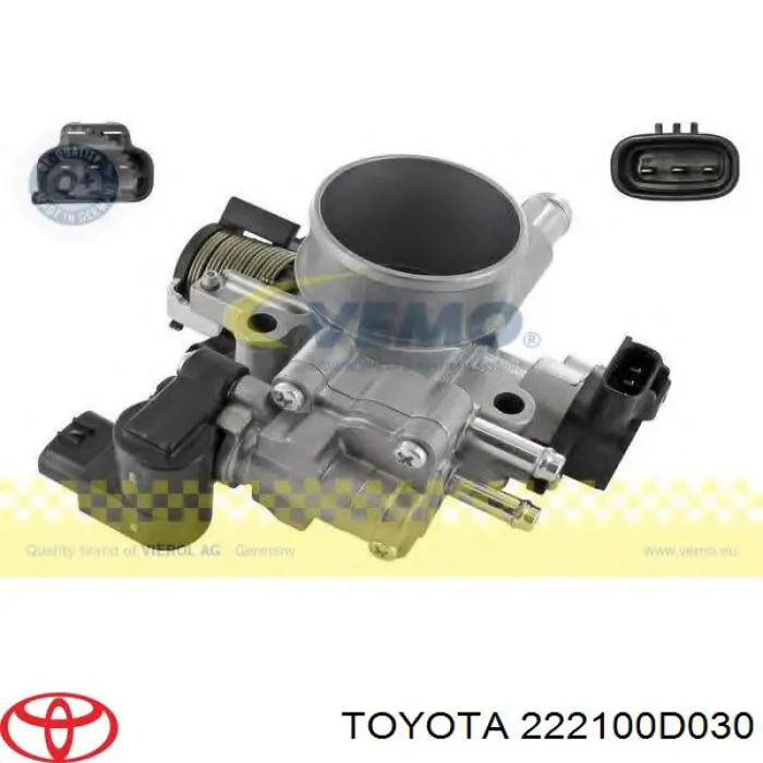 222100D020 Toyota cuerpo de mariposa completo