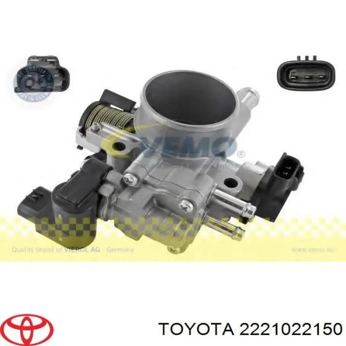 2221022150 Toyota cuerpo de mariposa completo