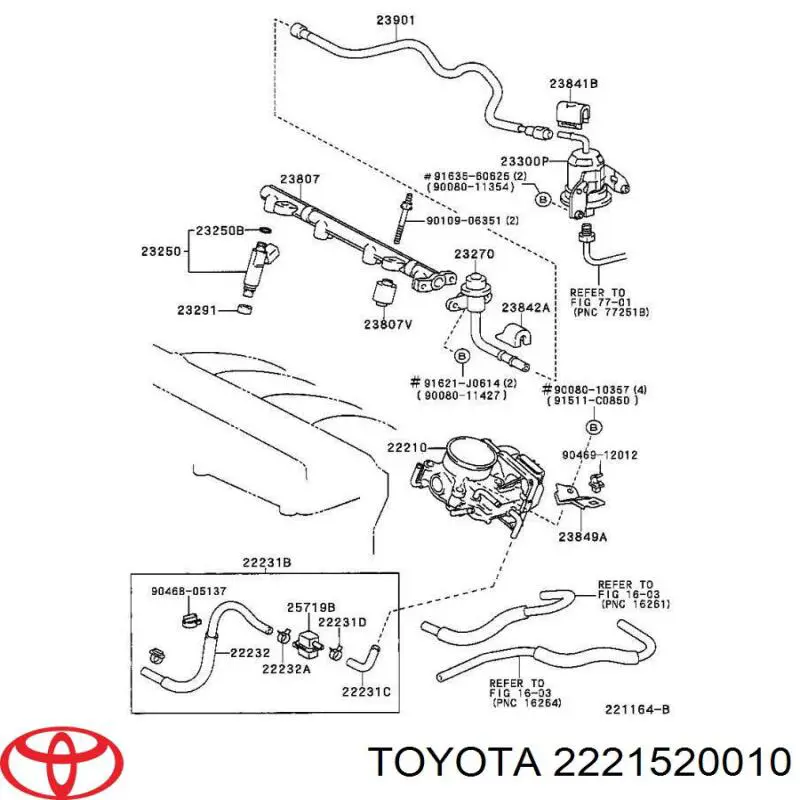 Junta de válvula de ralentí (regulador) Toyota 2221520010 precio, desde 5,17 EUR