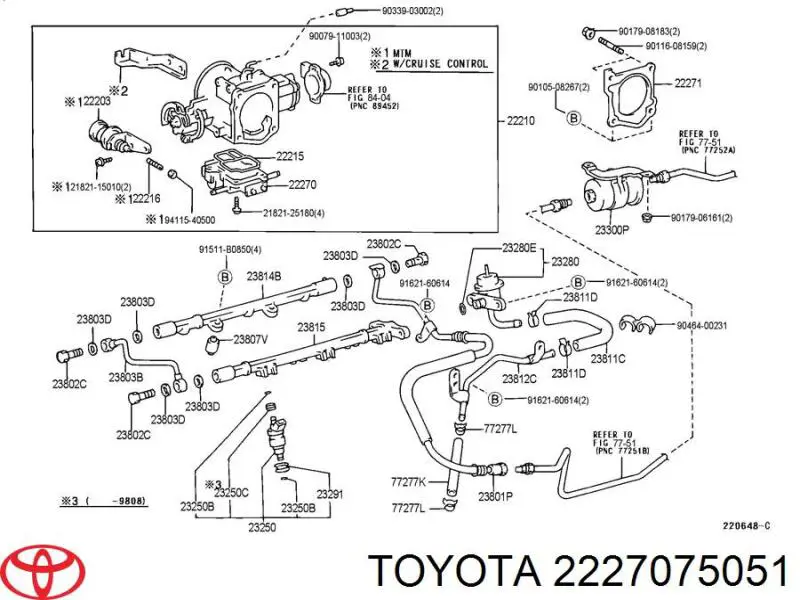 Válvula de mando de ralentí Toyota Hiace IV bus (H1, H2) (1995 - 2011) precio, desde 93,10 EUR