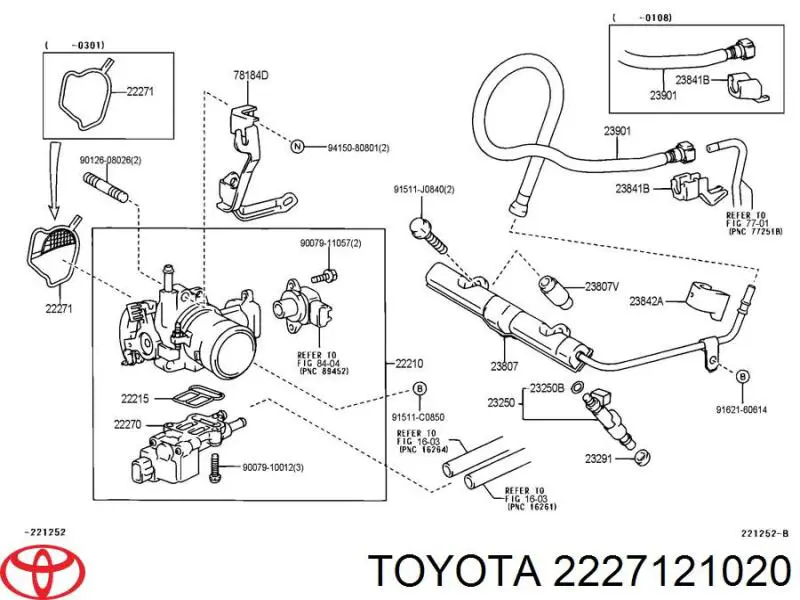  Toyota 2227121020 precio, desde 6,43 EUR