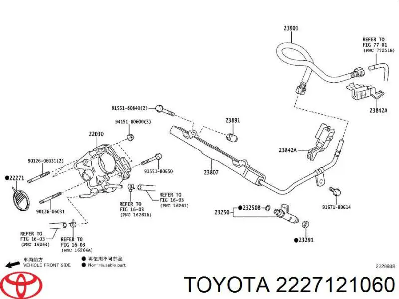 Sello de mariposa Toyota 2227121060 precio, desde 5,35 EUR