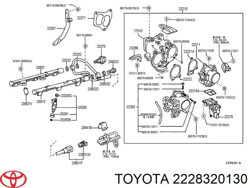 Comprar 2228320130 Toyota 
