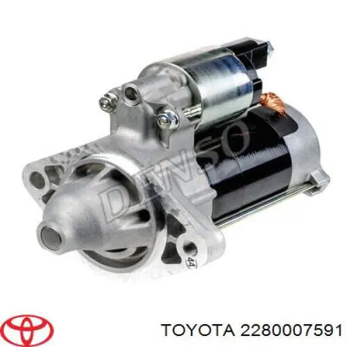 Motor de arranque 2280007591 Toyota