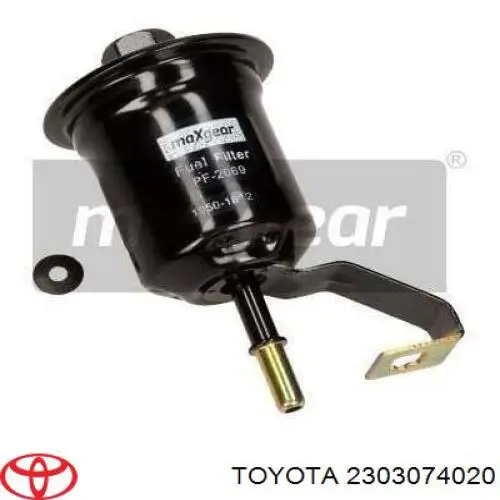 2303074020 Toyota filtro combustible