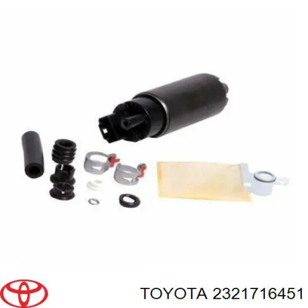 2321716451 Toyota filtro, unidad alimentación combustible