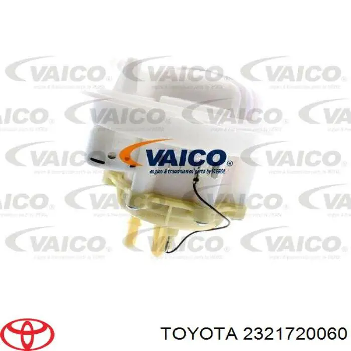 2321720060 Toyota filtro, unidad alimentación combustible