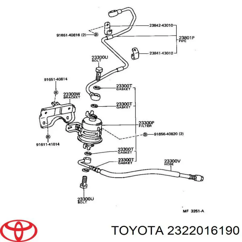  Elemento de turbina de bomba de combustible Toyota Celica 