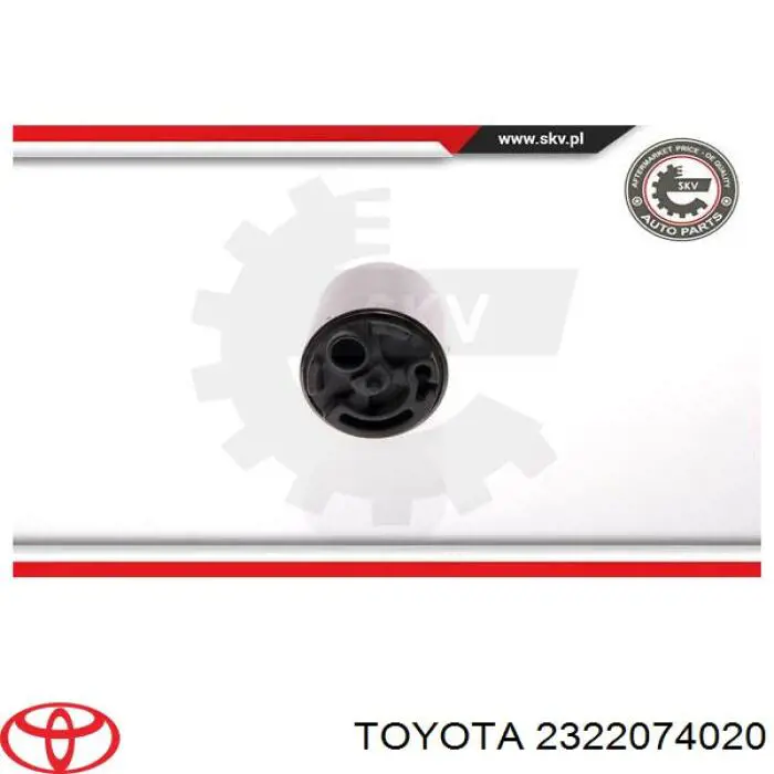 Elemento de turbina de la bomba de combustible Toyota 2322074020 precio, desde 36,18 EUR