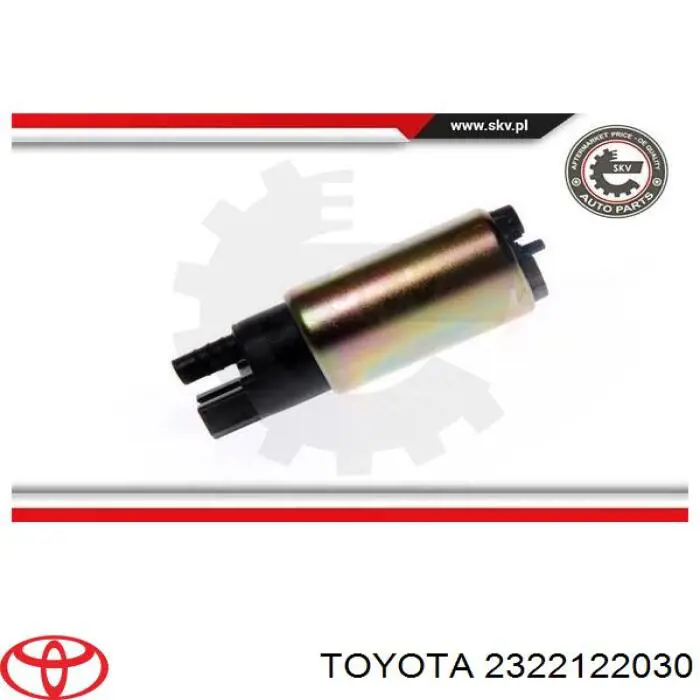 Elemento de turbina de la bomba de combustible Toyota 2322122030