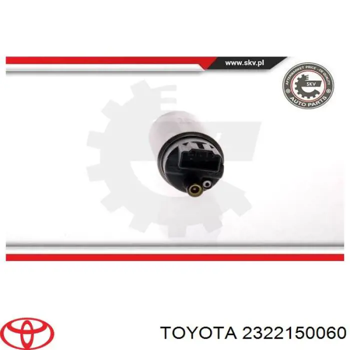 Bomba de combustible eléctrica sumergible  Toyota Camry III sedán (V10) (1991 - 1996) precio, desde 17,79 EUR