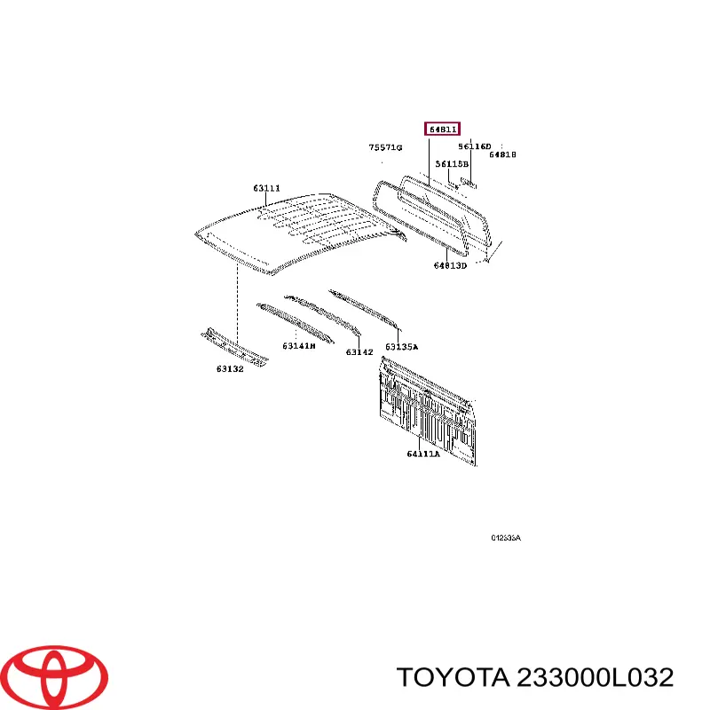 Comprar 233000L032 Toyota Filtro diesel