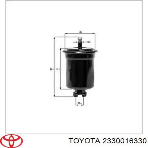 Comprar 2330016330 Toyota Filtro diesel