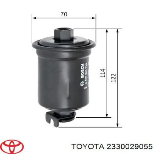 Filtro combustible Toyota RAV4 1 XA