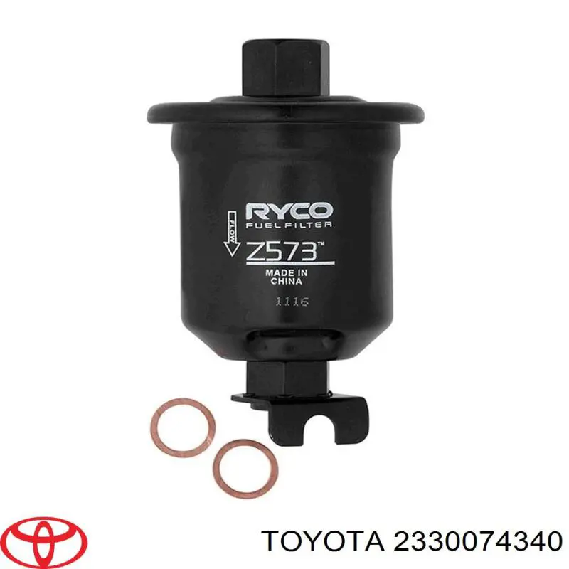 2330074340 Toyota filtro combustible