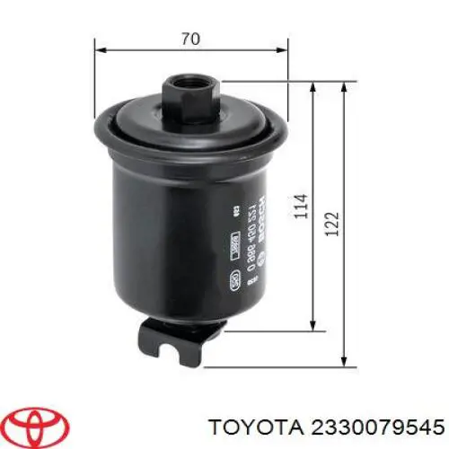 2330079545 Toyota Filtro de gasolina