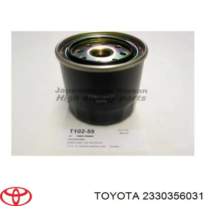 2330356031 Toyota filtro de combustible