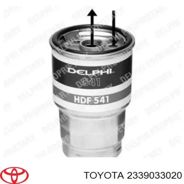Filtro de gasoil Toyota 2339033020