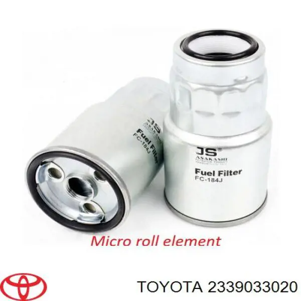 2339033020 Toyota filtro combustible