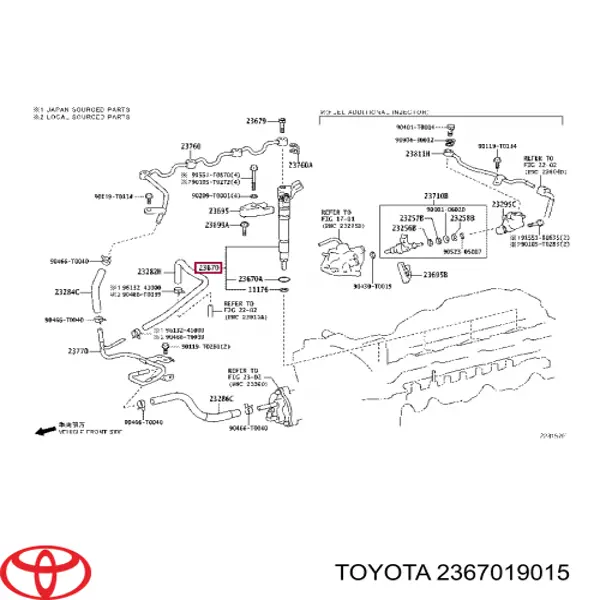 236701901584 Toyota inyector
