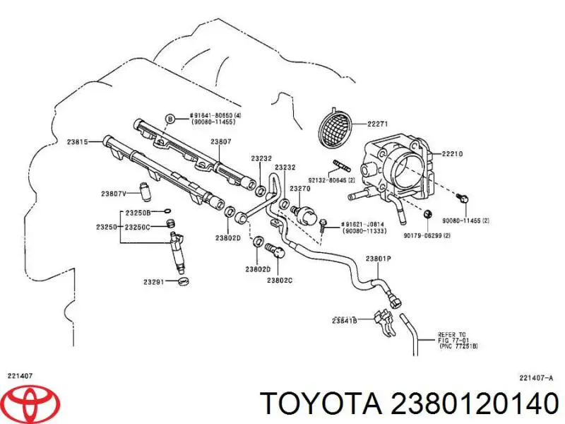  Toyota 2380120140 precio, desde  