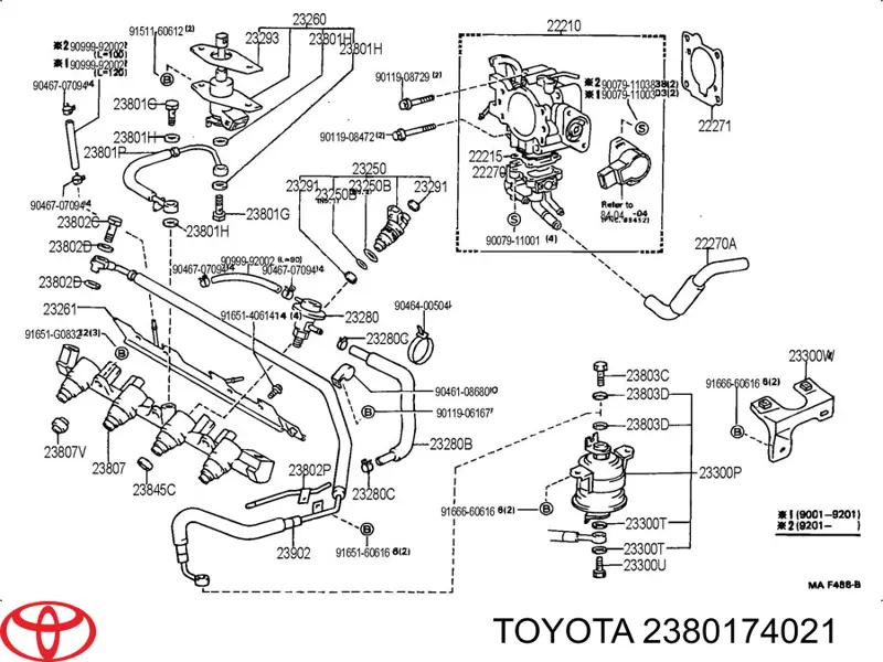 2380174021 Toyota