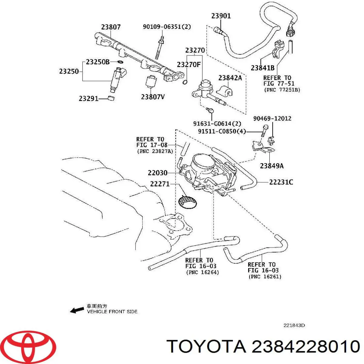  Toyota 2384228010 precio, desde 14,91 EUR