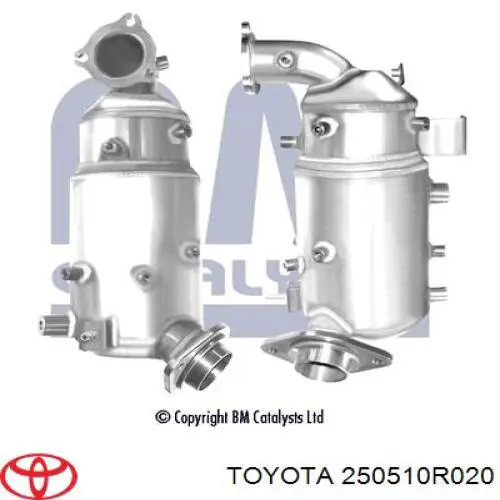 Catalizador Toyota 2505126040 precio, desde 444,87 EUR