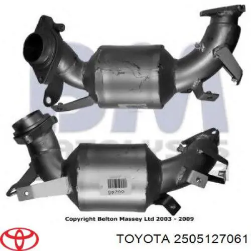 Catalizador de gasolina y diésel para Toyota Corolla VERSO R10