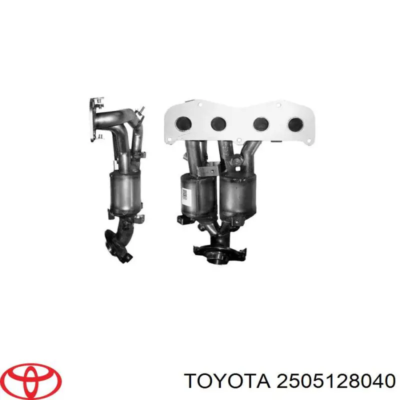 Catalizador 2505128040 Toyota