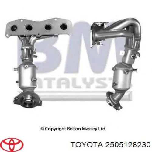 Catalizador Toyota 2505128230 precio, desde 368,06 EUR