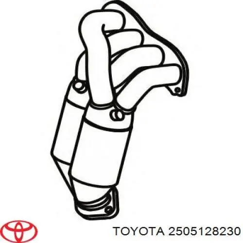 Colector de escape para Toyota RAV4 (XA2)