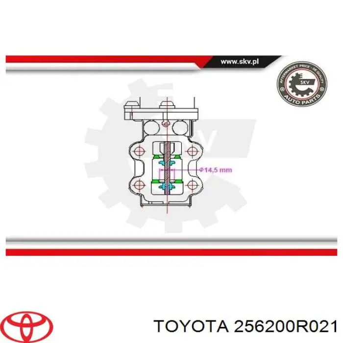 Válvula de regulación de gases Toyota 256200R021 precio, desde 115,75 EUR