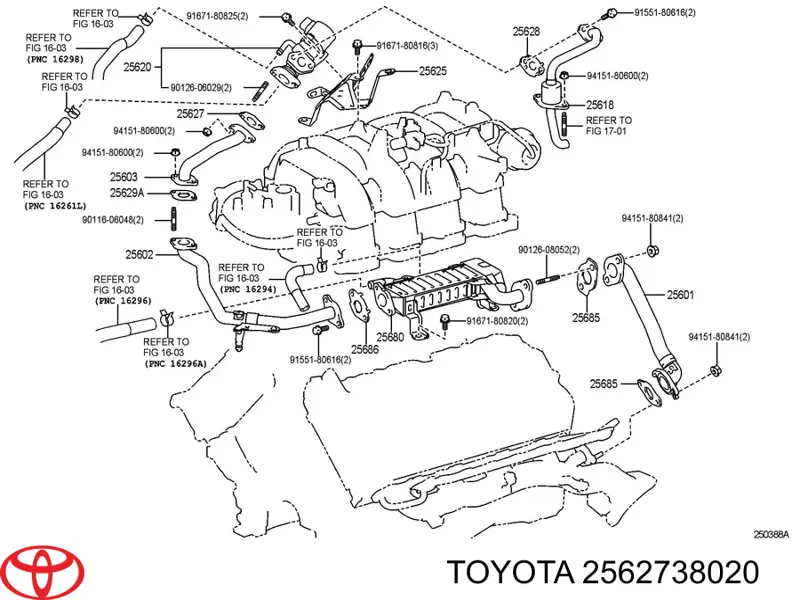 2562738020 Toyota