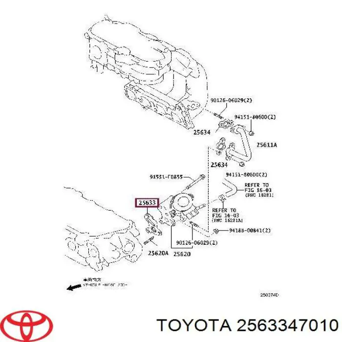 2563347010 Toyota