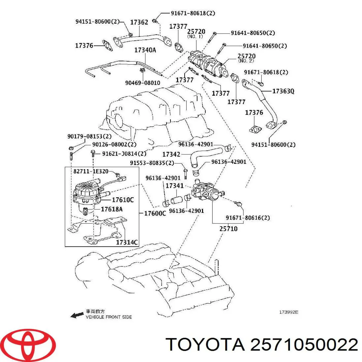 2571050022 Toyota