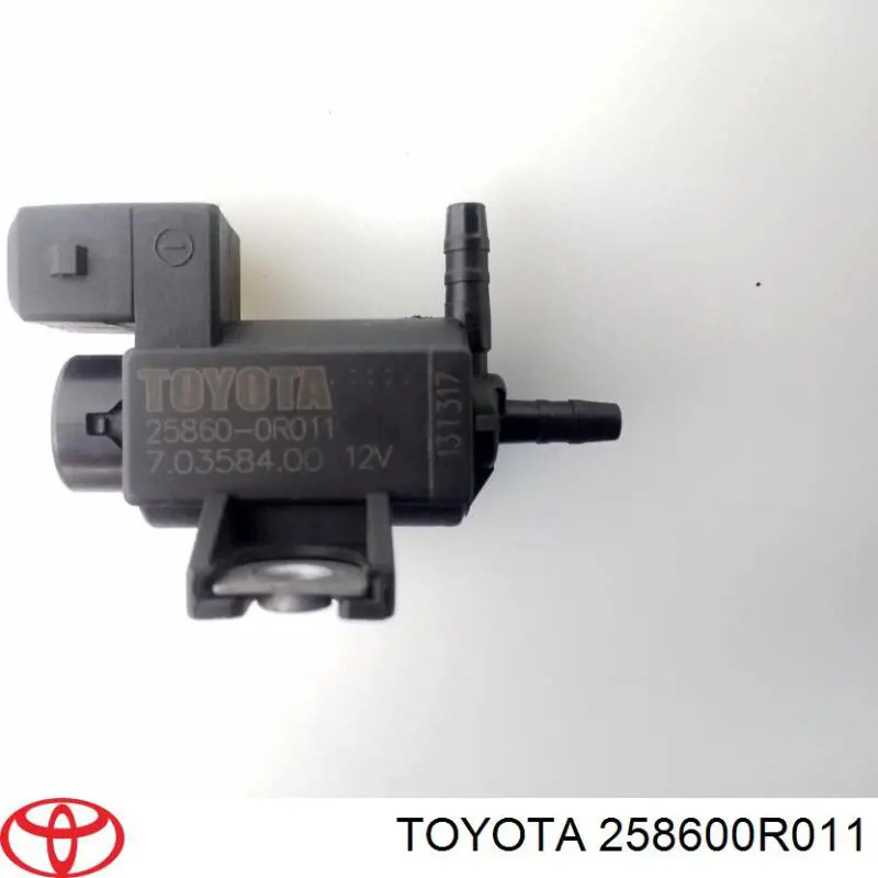 258600R011 Toyota valvula de solenoide control de compuerta egr