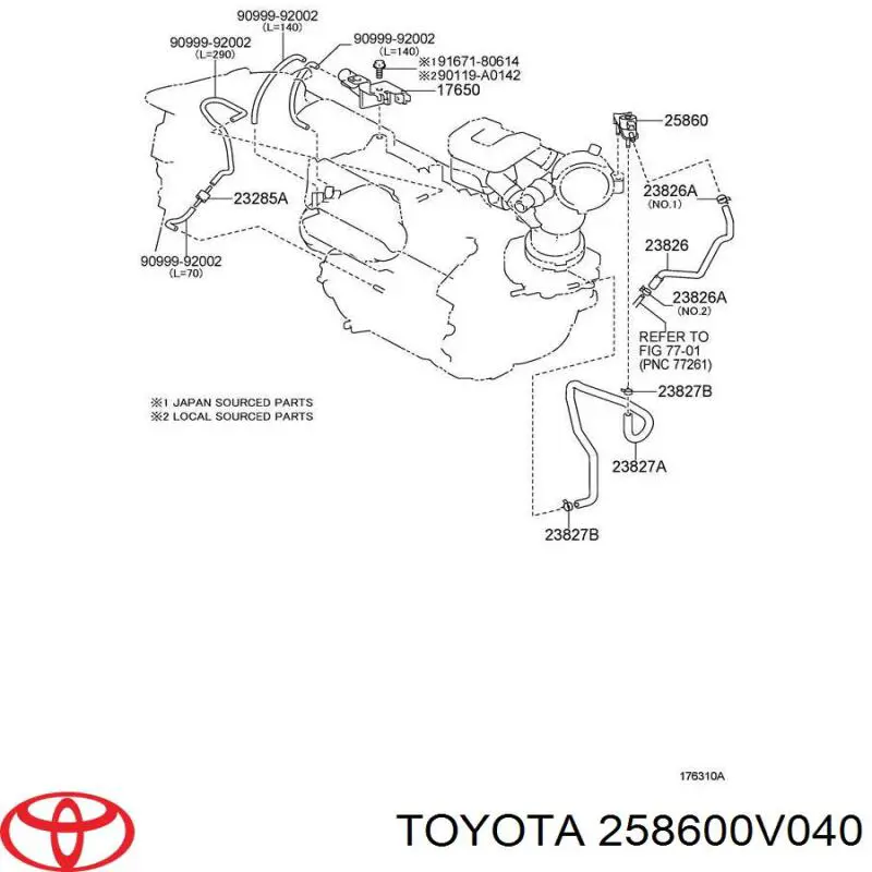 258600V040 Toyota