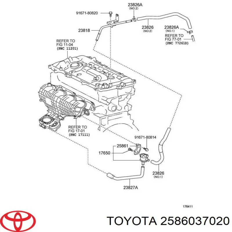 2586037020 Toyota