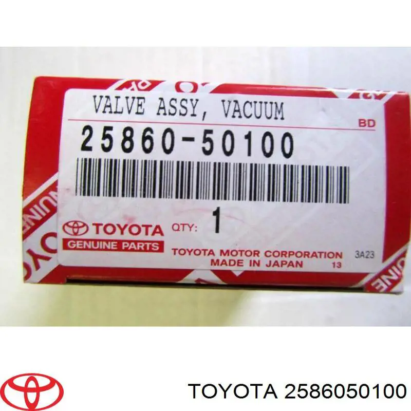 2586050100 Toyota valvula de adsorcion de vapor de combustible