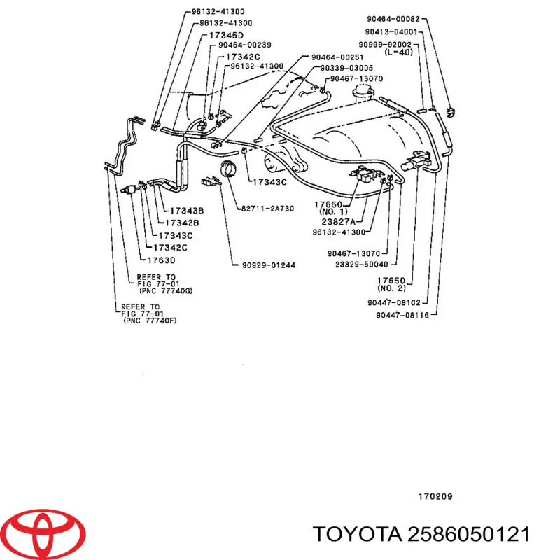  Toyota 2586050121 precio, desde 153,23 EUR