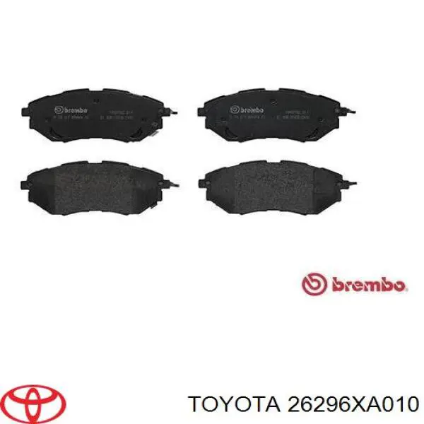 Pastillas freno delanteras Toyota 26296XA010 precio, desde 36,71 EUR