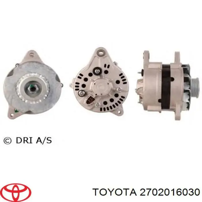 2702063010 Toyota alternador