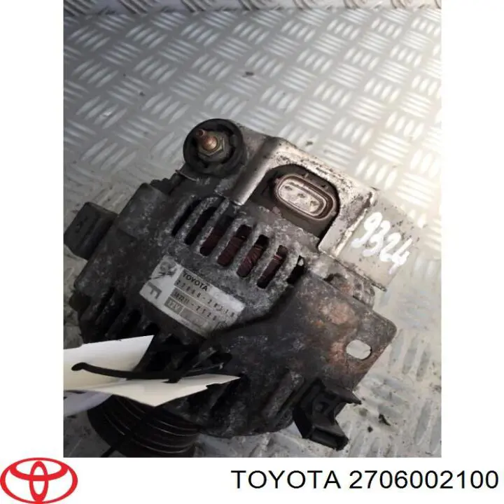 Alternador del motor Toyota 2706002100 precio, desde 110,35 EUR