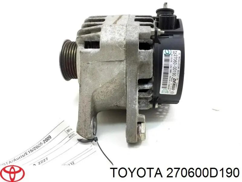 270600D190 Toyota Alternador de coche