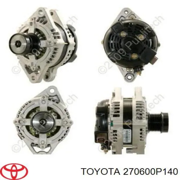 Alternador 270600P140 Toyota